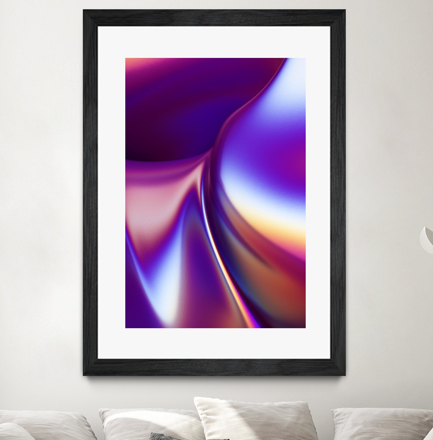 Purple Wave by Danny Jardim on GIANT ART - fuchsia digital painting