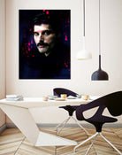 Freddie Mercury by Dmitry Belov on GIANT ART - black digital painting