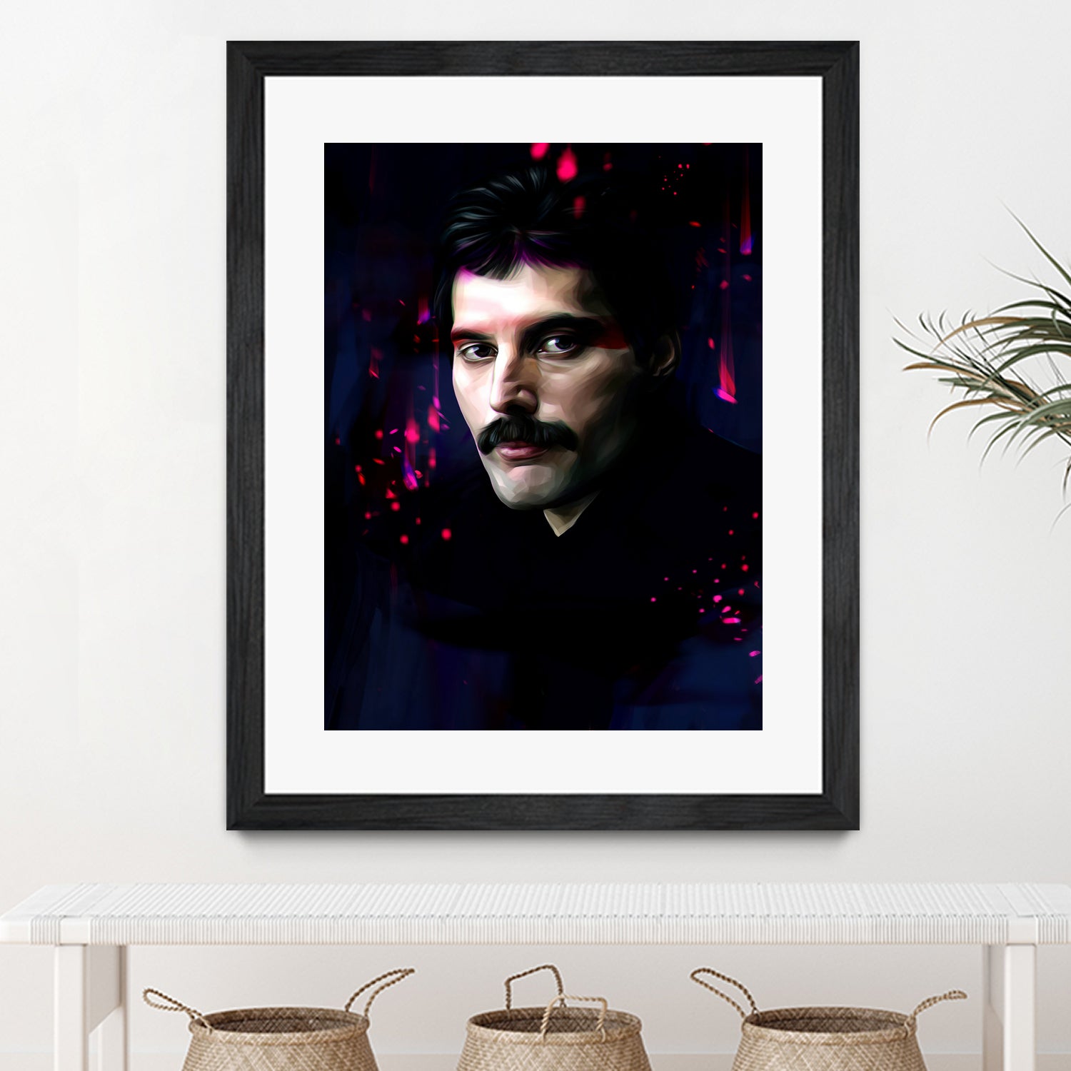 Freddie Mercury by Dmitry Belov on GIANT ART - black digital painting