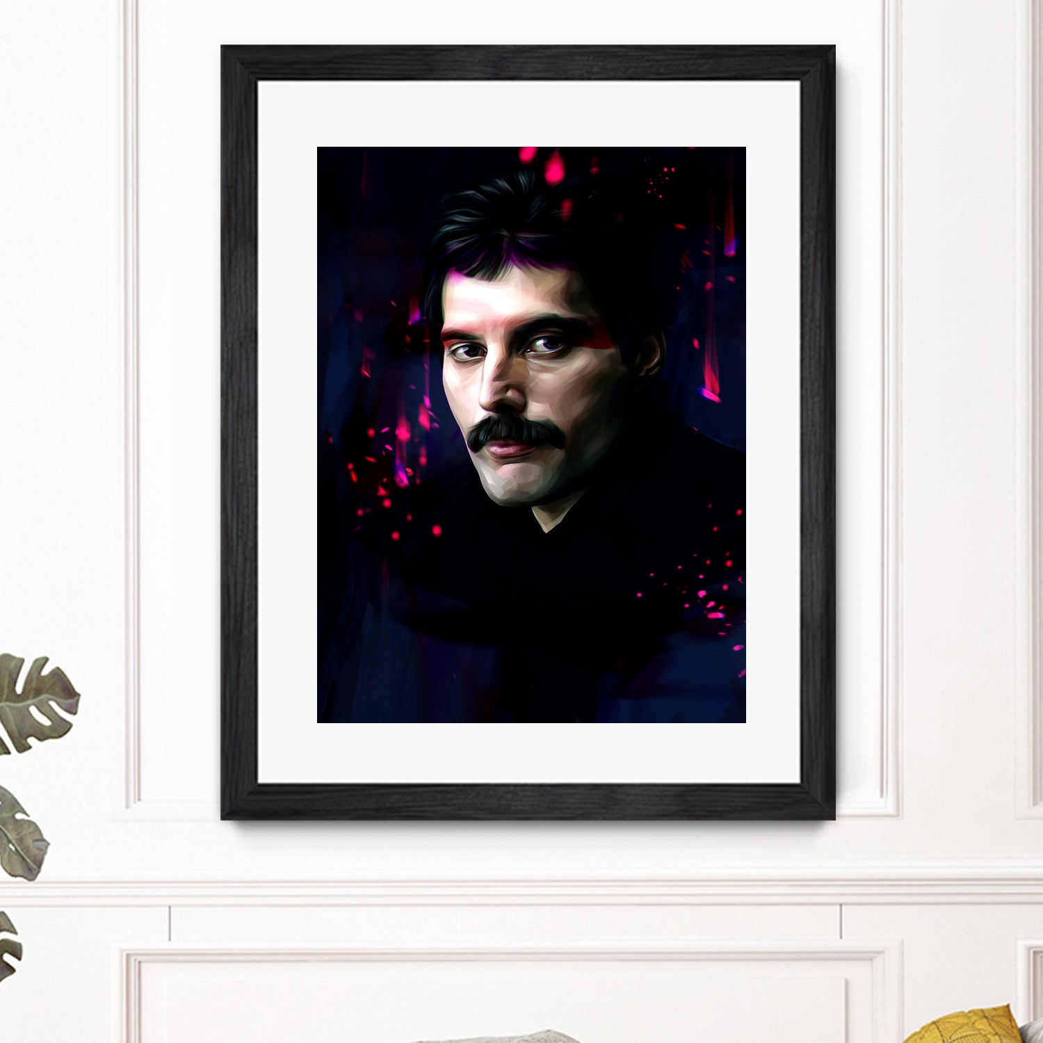 Freddie Mercury by Dmitry Belov on GIANT ART - black digital painting