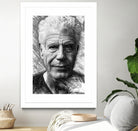 Anthony Bourdain by Rafael Salazar on GIANT ART - black mixed media