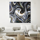 Marble in Grey and Black by Royal SunGate on GIANT ART - black digital painting