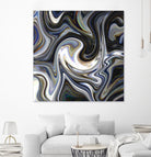 Marble in Grey and Black by Royal SunGate on GIANT ART - black digital painting