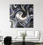 Marble in Grey and Black by Royal SunGate on GIANT ART - black digital painting