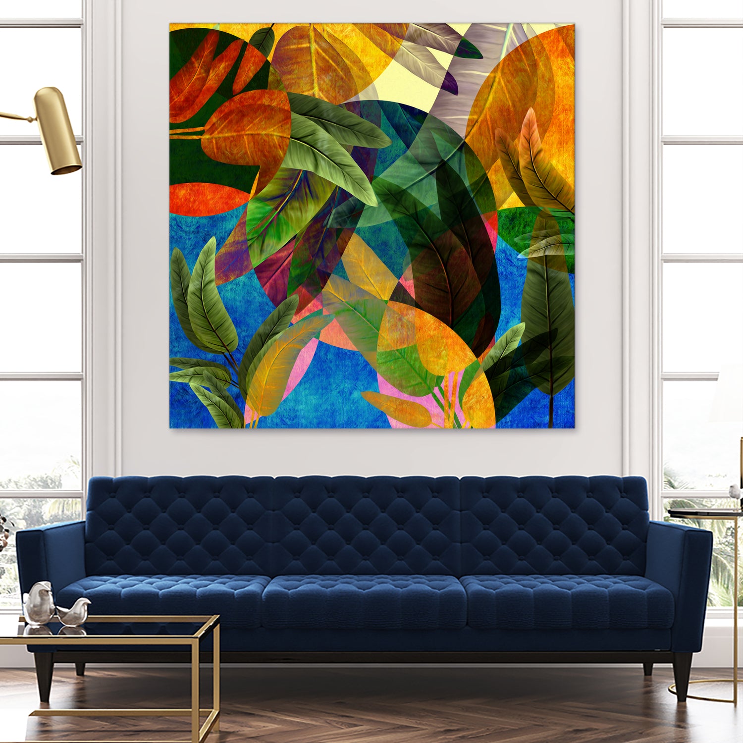 Retro Tropical Tiki Fantasy by Mar Cantón on GIANT ART - white digital painting