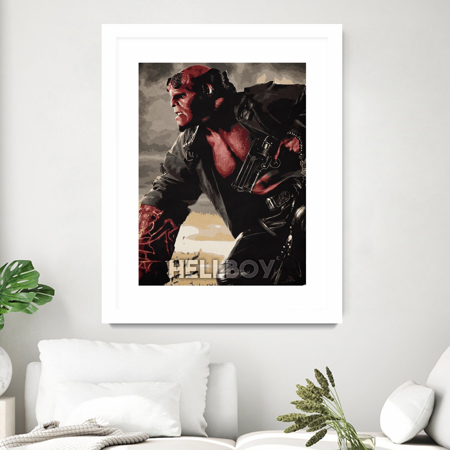 hellboy by Durro Art on GIANT ART - red character design