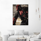 hellboy by Durro Art on GIANT ART - red character design