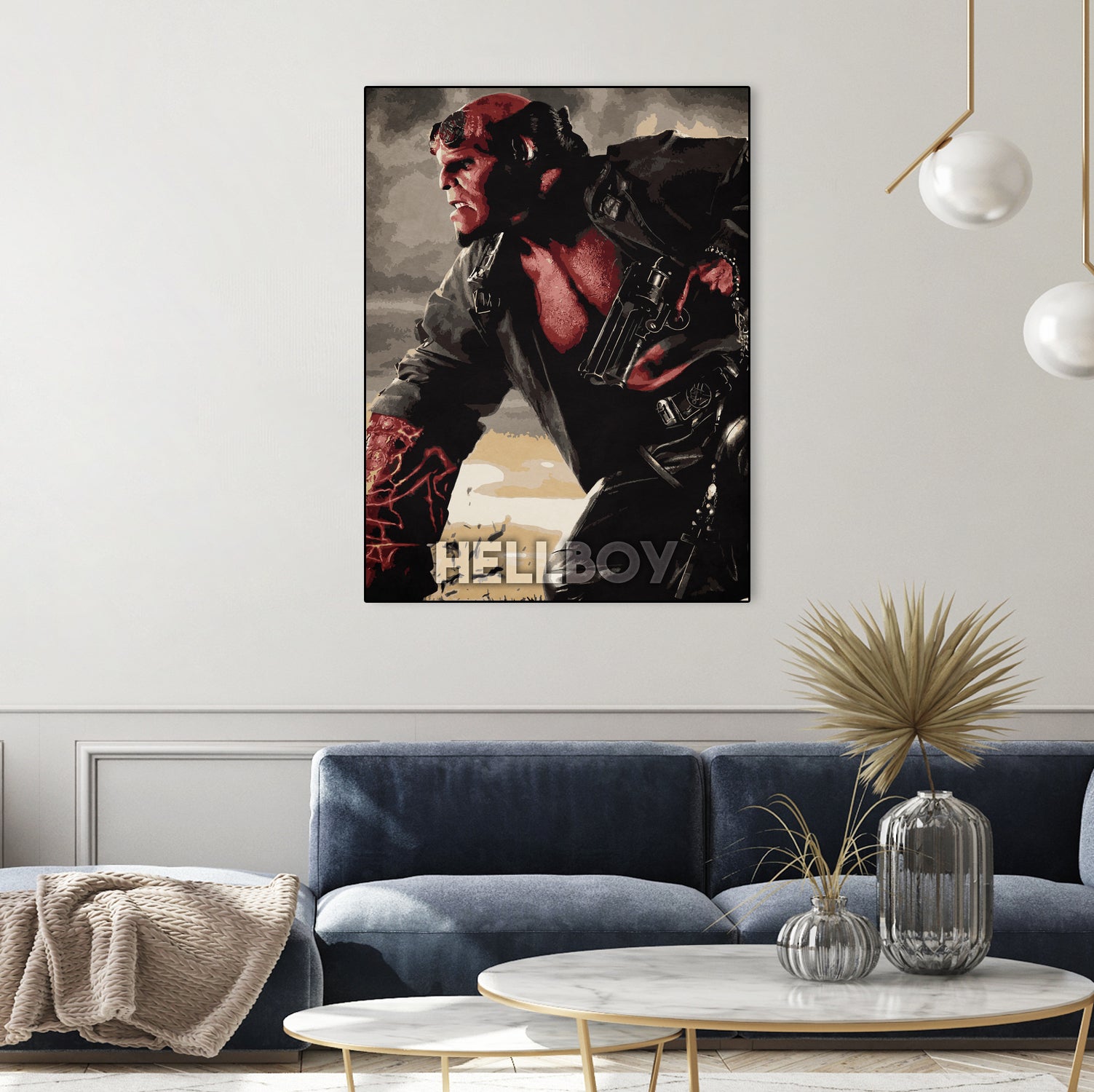 hellboy by Durro Art on GIANT ART - red character design