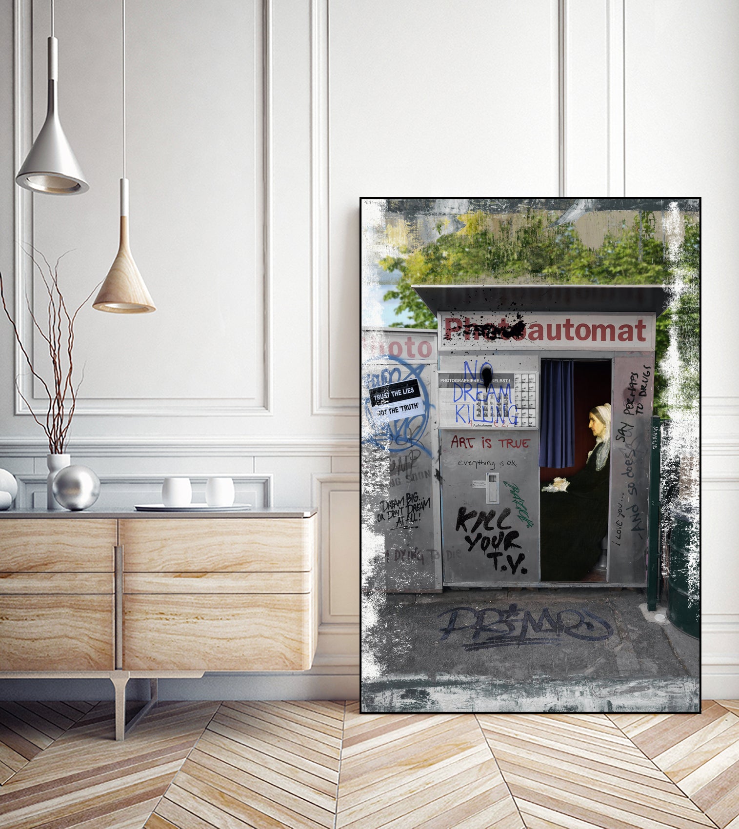 Automat by José Luis Guerrero on GIANT ART - gray digital painting