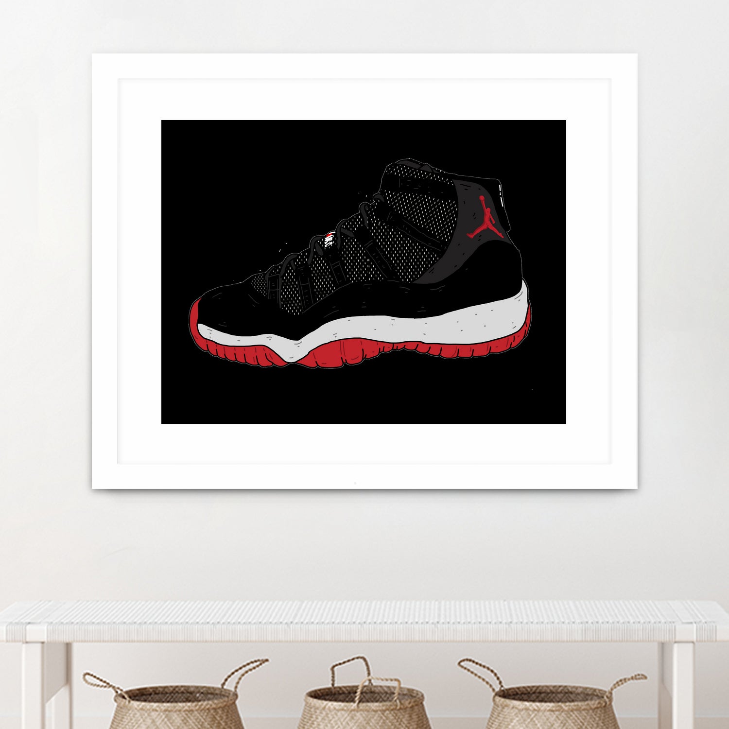 JORDANS bred by Nick Cocozza on GIANT ART - white photo illustration