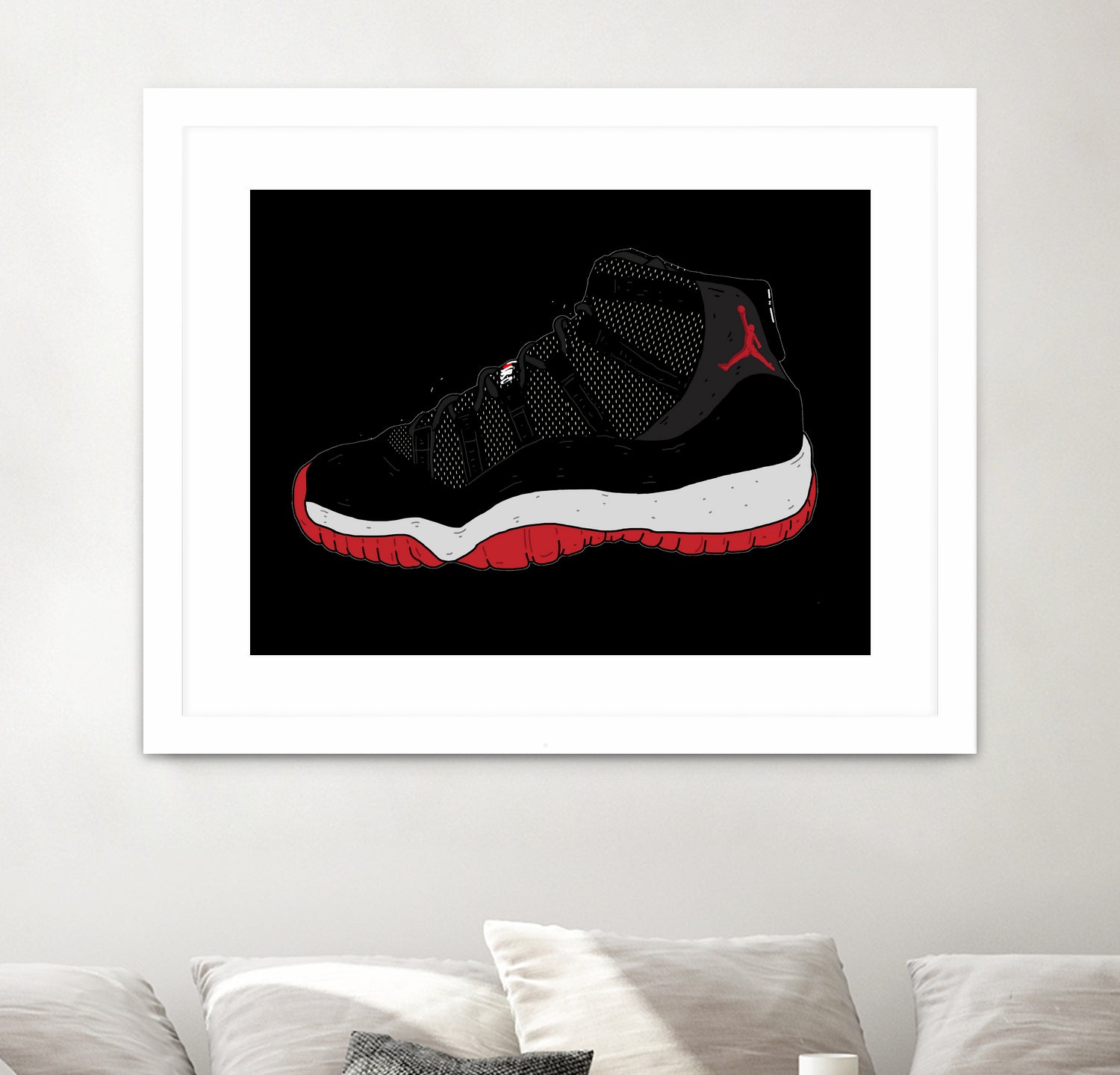 JORDANS bred by Nick Cocozza on GIANT ART - white photo illustration