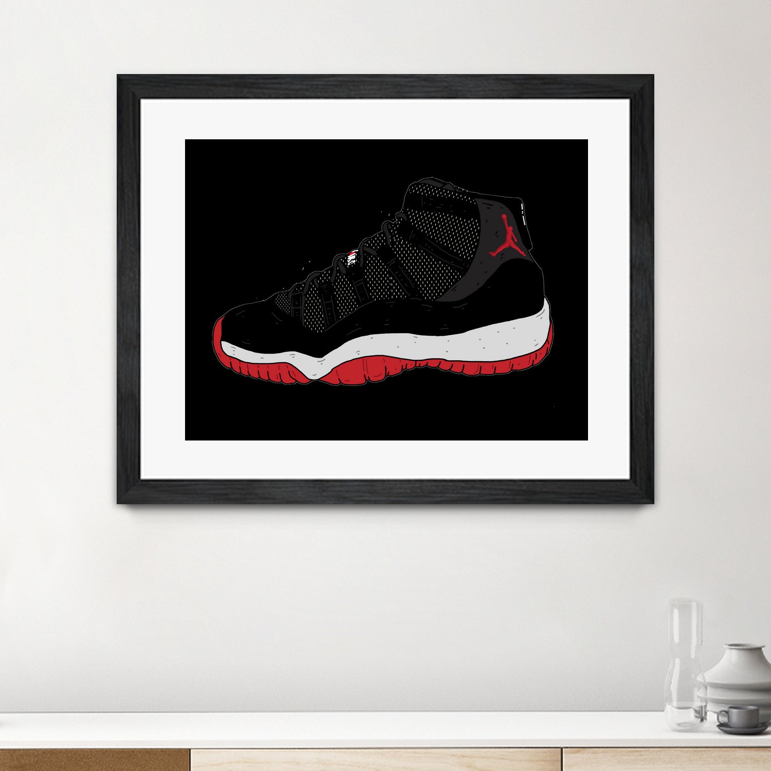 JORDANS bred by Nick Cocozza on GIANT ART - white photo illustration