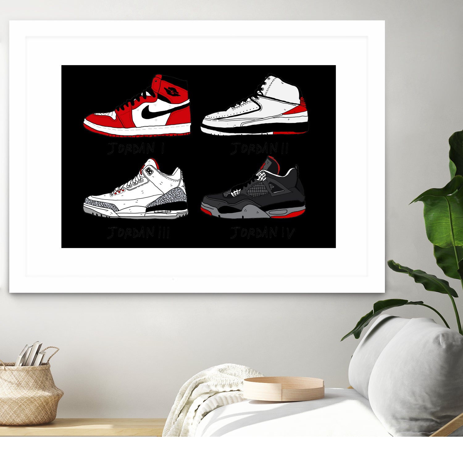 Jordans 84-89 by Nick Cocozza on GIANT ART - white photo illustration