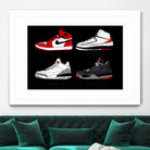 Jordans 84-89 by Nick Cocozza on GIANT ART - white photo illustration