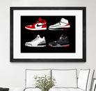 Jordans 84-89 by Nick Cocozza on GIANT ART - white photo illustration