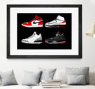 Jordans 84-89 by Nick Cocozza on GIANT ART - white photo illustration