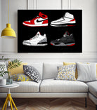 Jordans 84-89 by Nick Cocozza on GIANT ART - white photo illustration