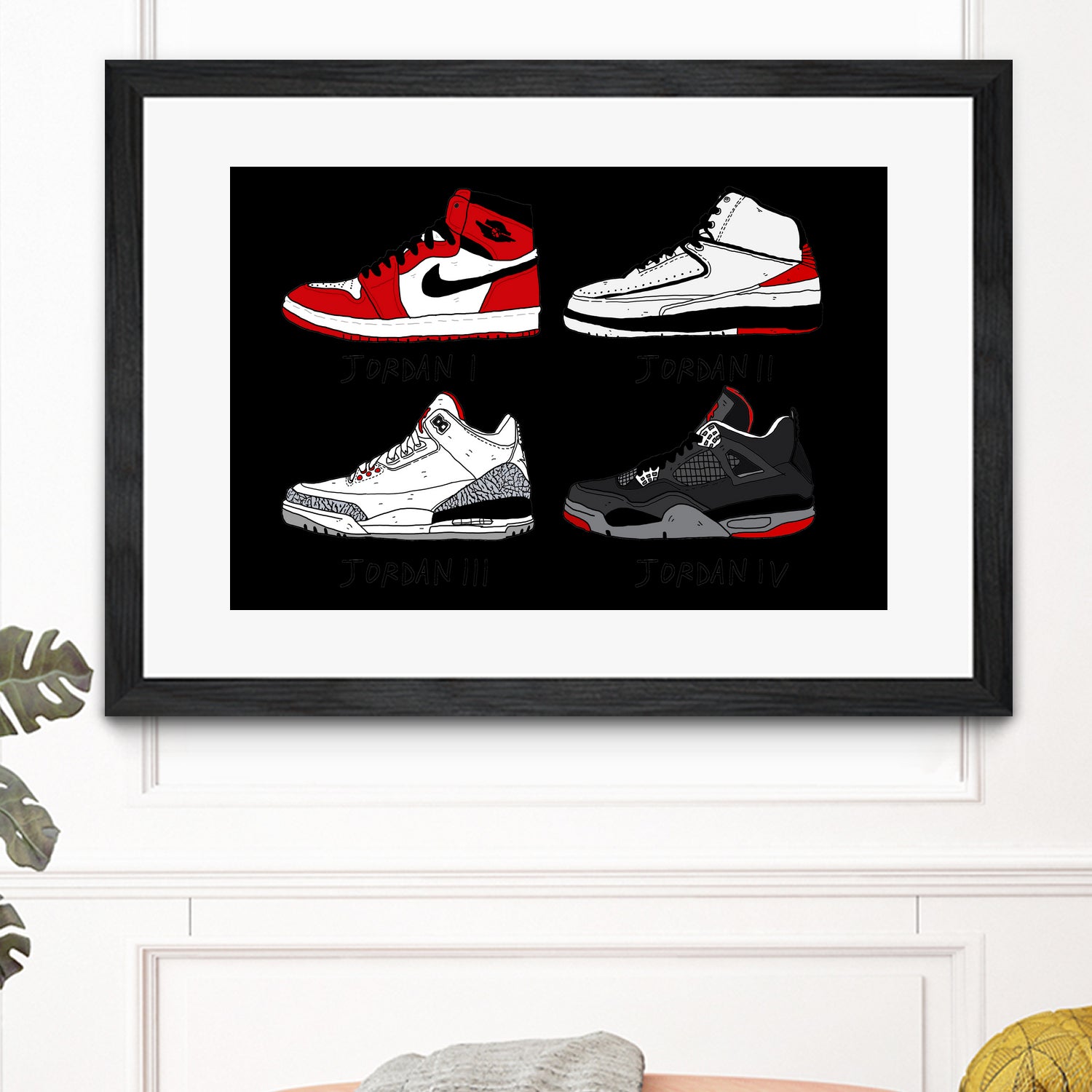 Jordans 84-89 by Nick Cocozza on GIANT ART - white photo illustration