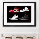 Jordans 84-89 by Nick Cocozza on GIANT ART - white photo illustration