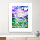 Last Unicorn by Todd Jumper on GIANT ART - fuchsia digital painting