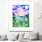 Last Unicorn by Todd Jumper on GIANT ART - fuchsia digital painting