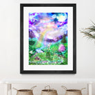 Last Unicorn by Todd Jumper on GIANT ART - fuchsia digital painting