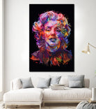 Marilyn 2018 by Alessandro Pautasso on GIANT ART - black digital painting