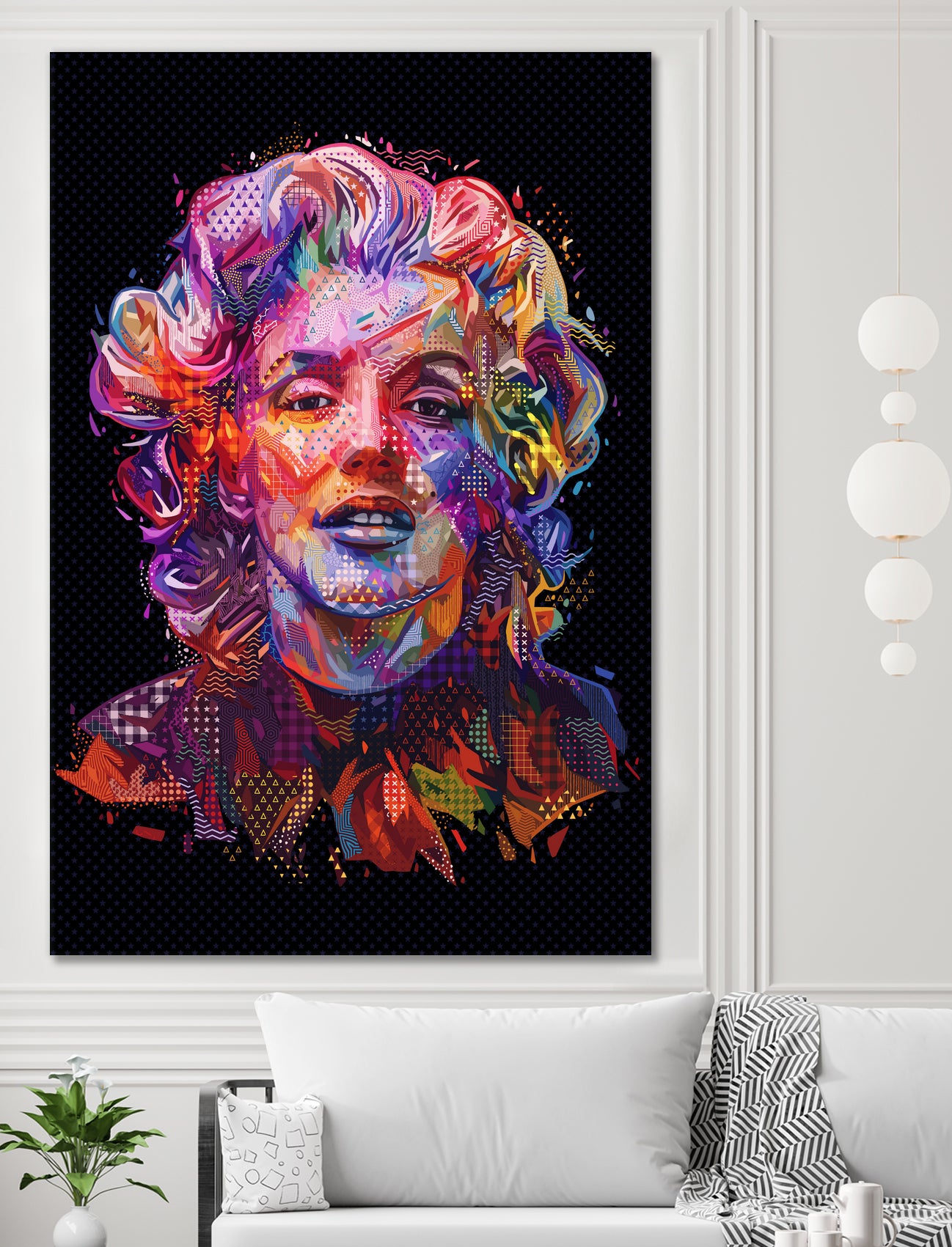 Marilyn 2018 by Alessandro Pautasso on GIANT ART - black digital painting