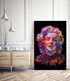 Marilyn 2018 by Alessandro Pautasso on GIANT ART - black digital painting