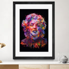 Marilyn 2018 by Alessandro Pautasso on GIANT ART - black digital painting