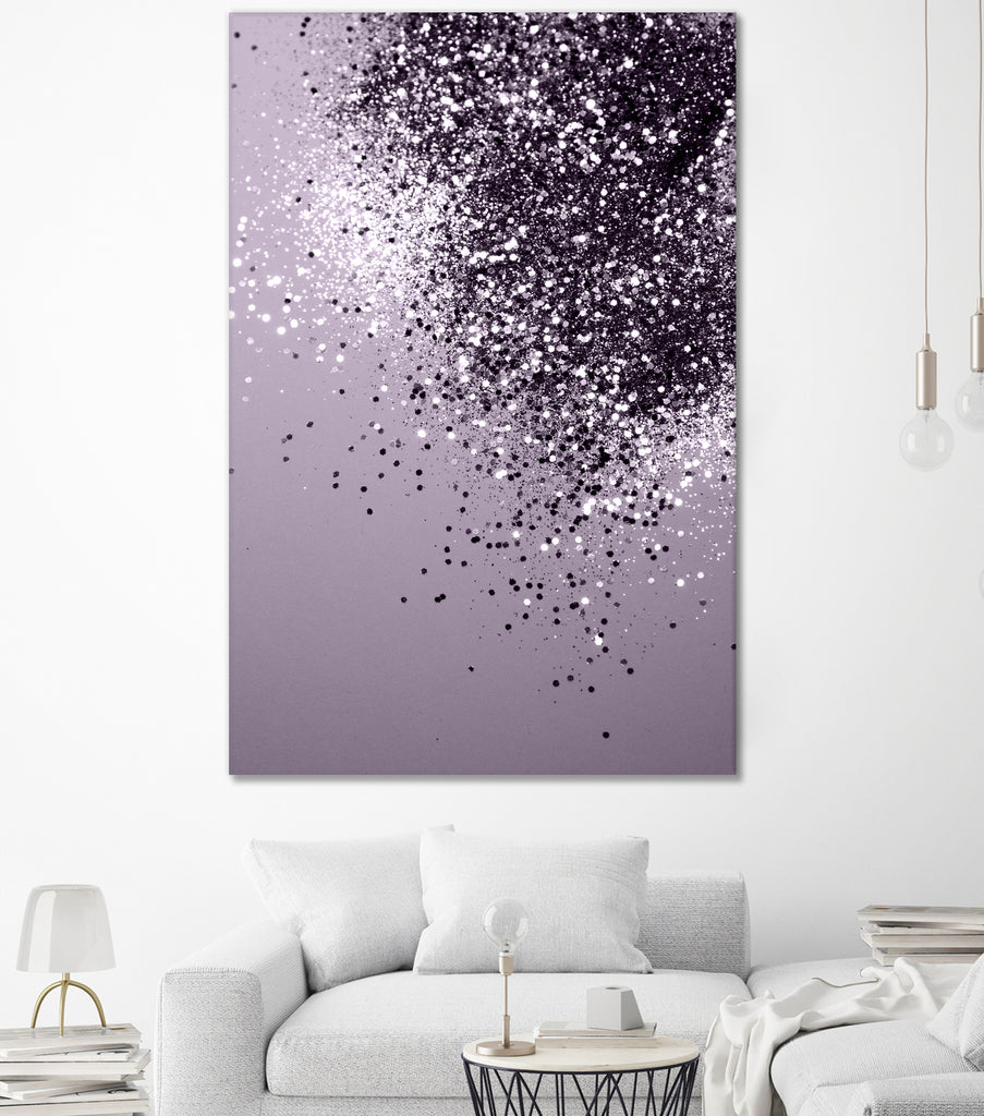 Sparkling Lavender Lady Glitter #1 by Anita & Bella Jantz on GIANT ART - fuchsia photo manipulation