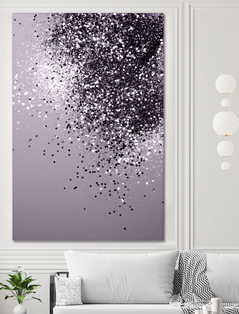 Sparkling Lavender Lady Glitter #1 by Anita & Bella Jantz on GIANT ART - fuchsia photo manipulation