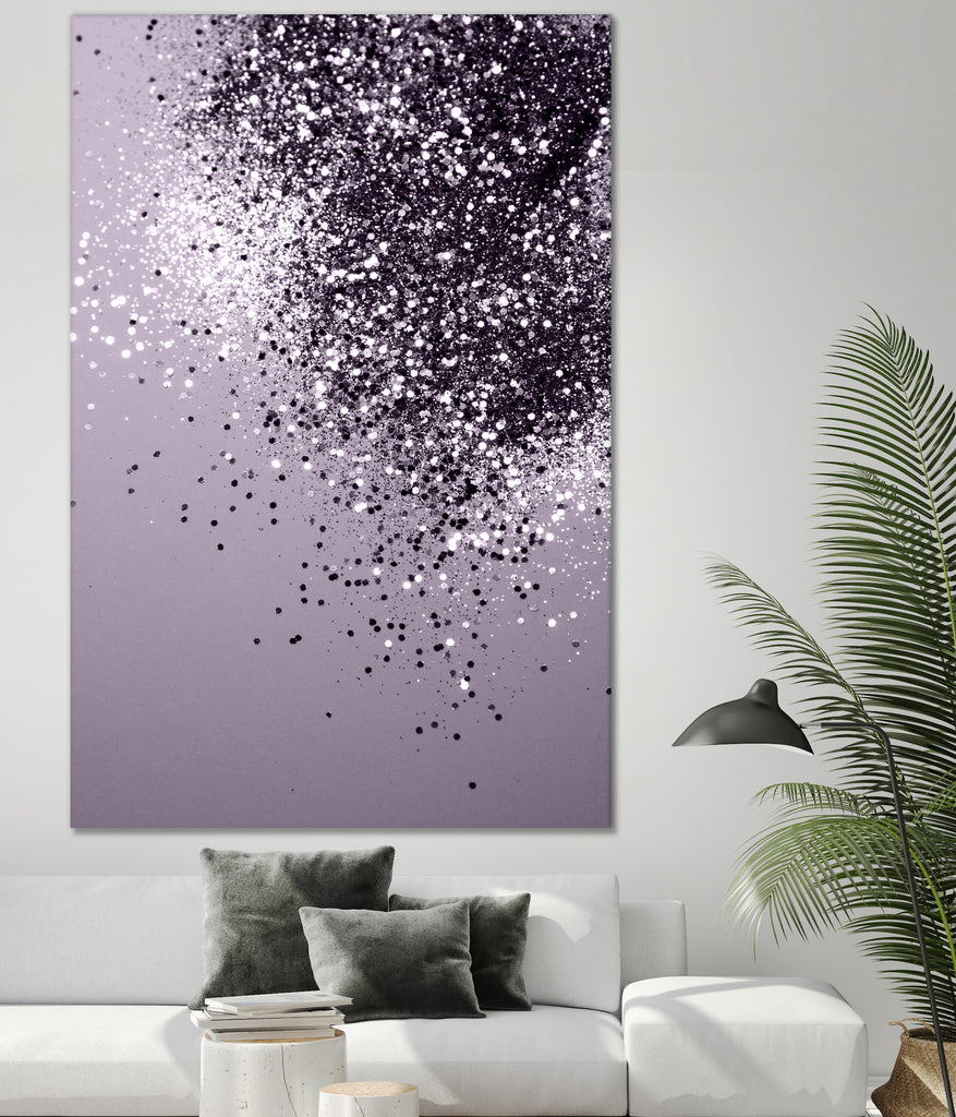 Sparkling Lavender Lady Glitter #1 by Anita & Bella Jantz on GIANT ART - fuchsia photo manipulation