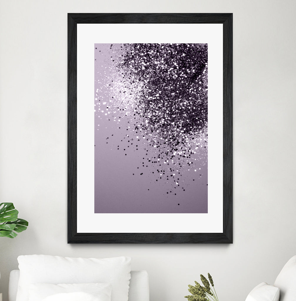 Sparkling Lavender Lady Glitter #1 by Anita & Bella Jantz on GIANT ART - fuchsia photo manipulation