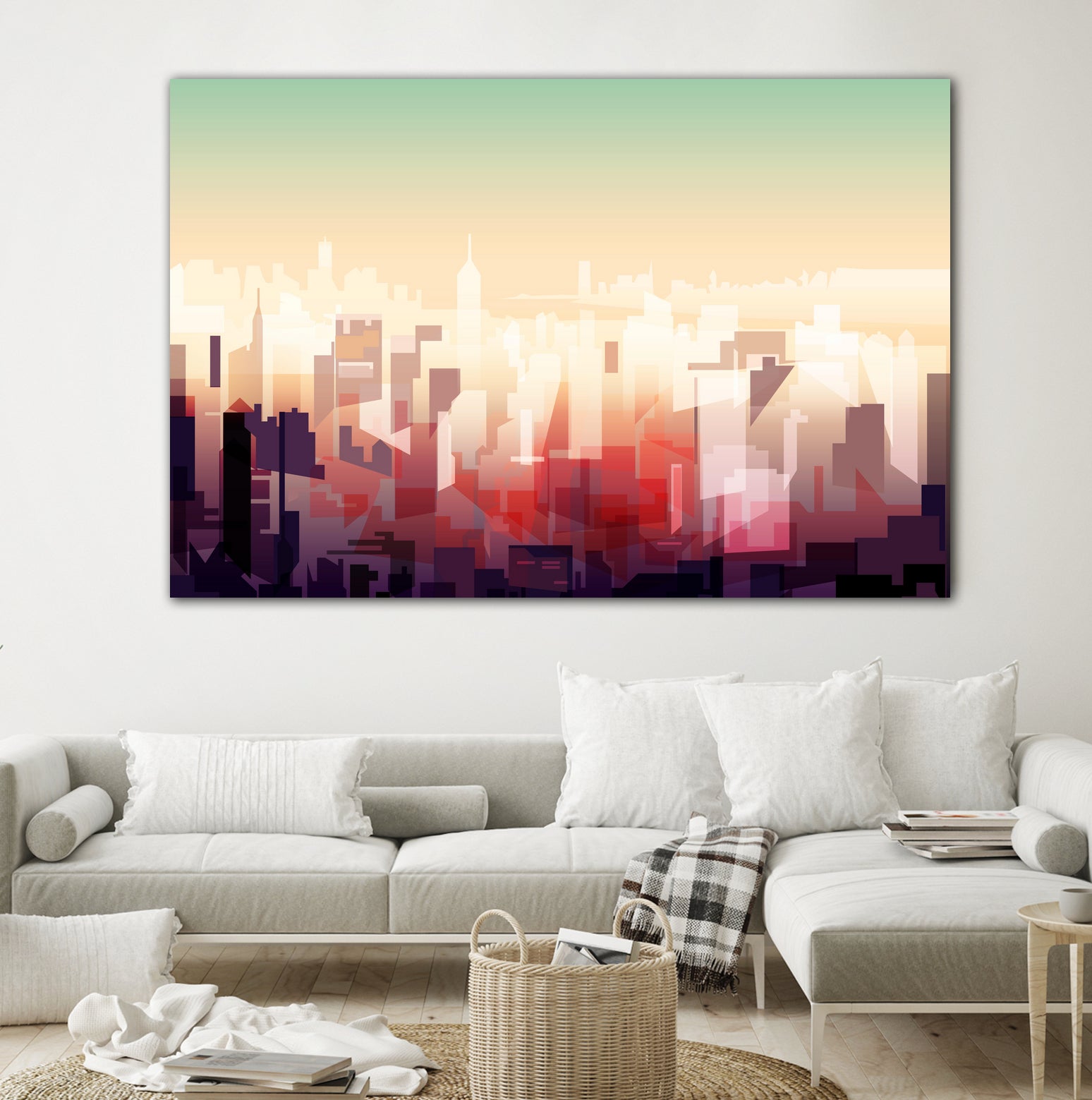 New-york Skyline by phil bocard on GIANT ART - yellow digital drawing