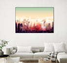 New-york Skyline by phil bocard on GIANT ART - yellow digital drawing