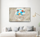 Geometries II by Raffael Pindell on GIANT ART - blue digital painting