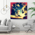 Without Nature We Are Nothing by Jorte Crioni on GIANT ART - blue photo illustration