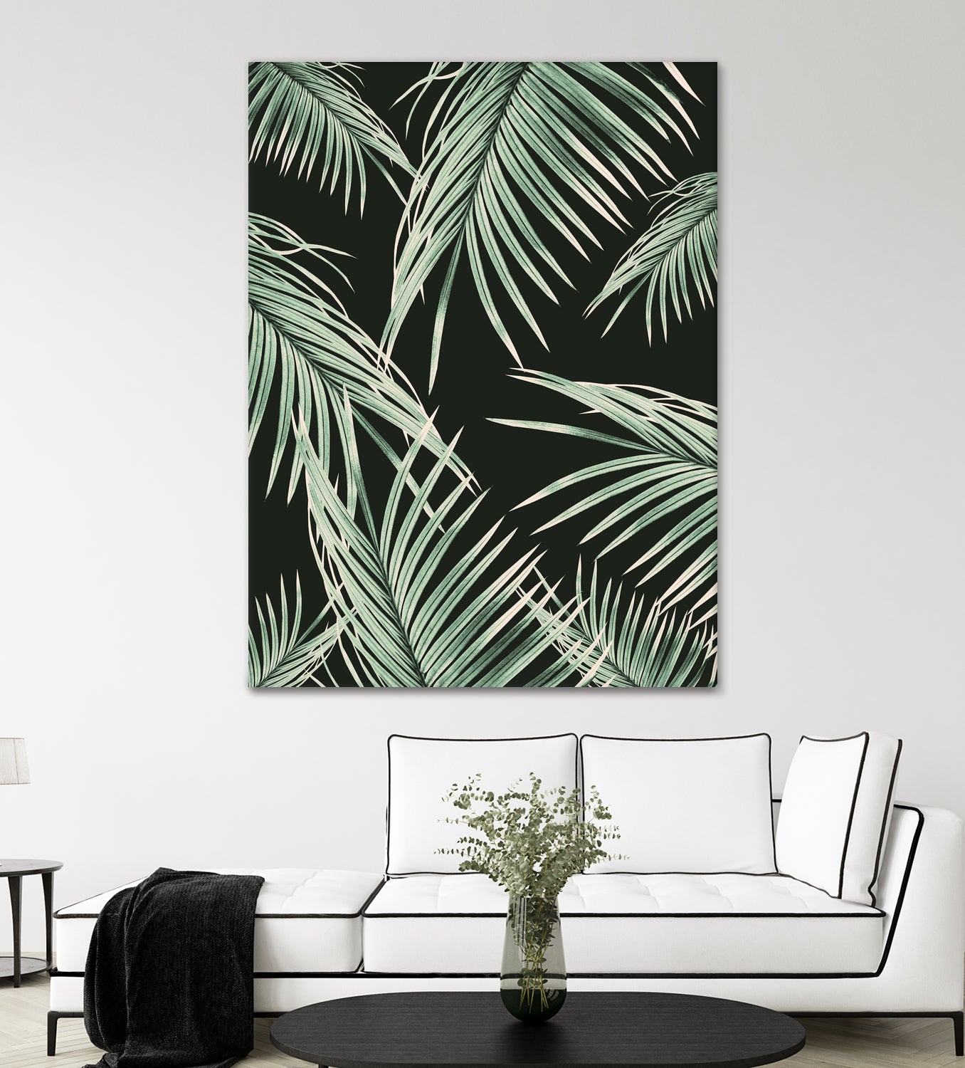 Green Palm Leaves Dream #1 by Anita & Bella Jantz on GIANT ART - green photo illustration