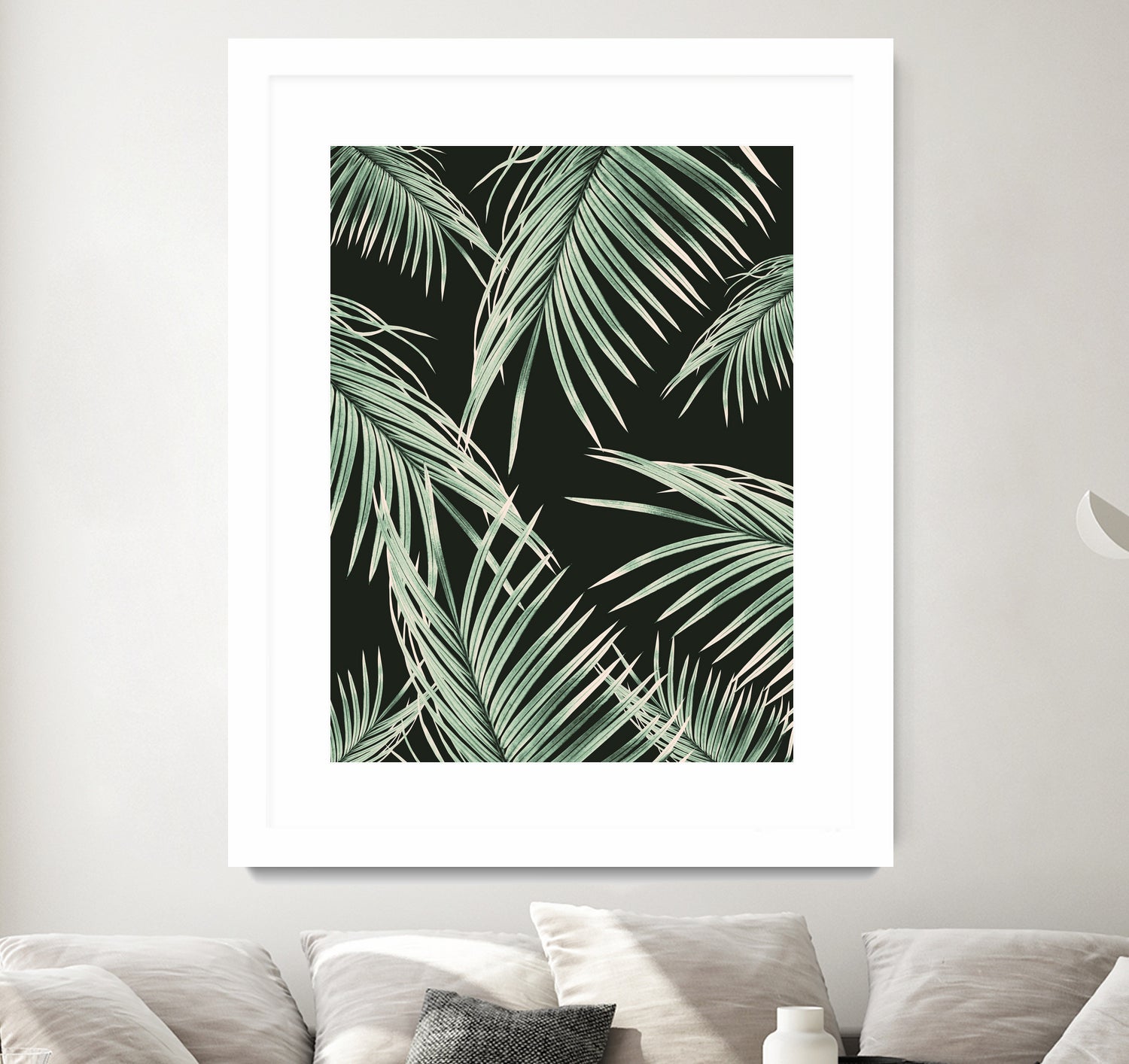 Green Palm Leaves Dream #1 by Anita & Bella Jantz on GIANT ART - green photo illustration