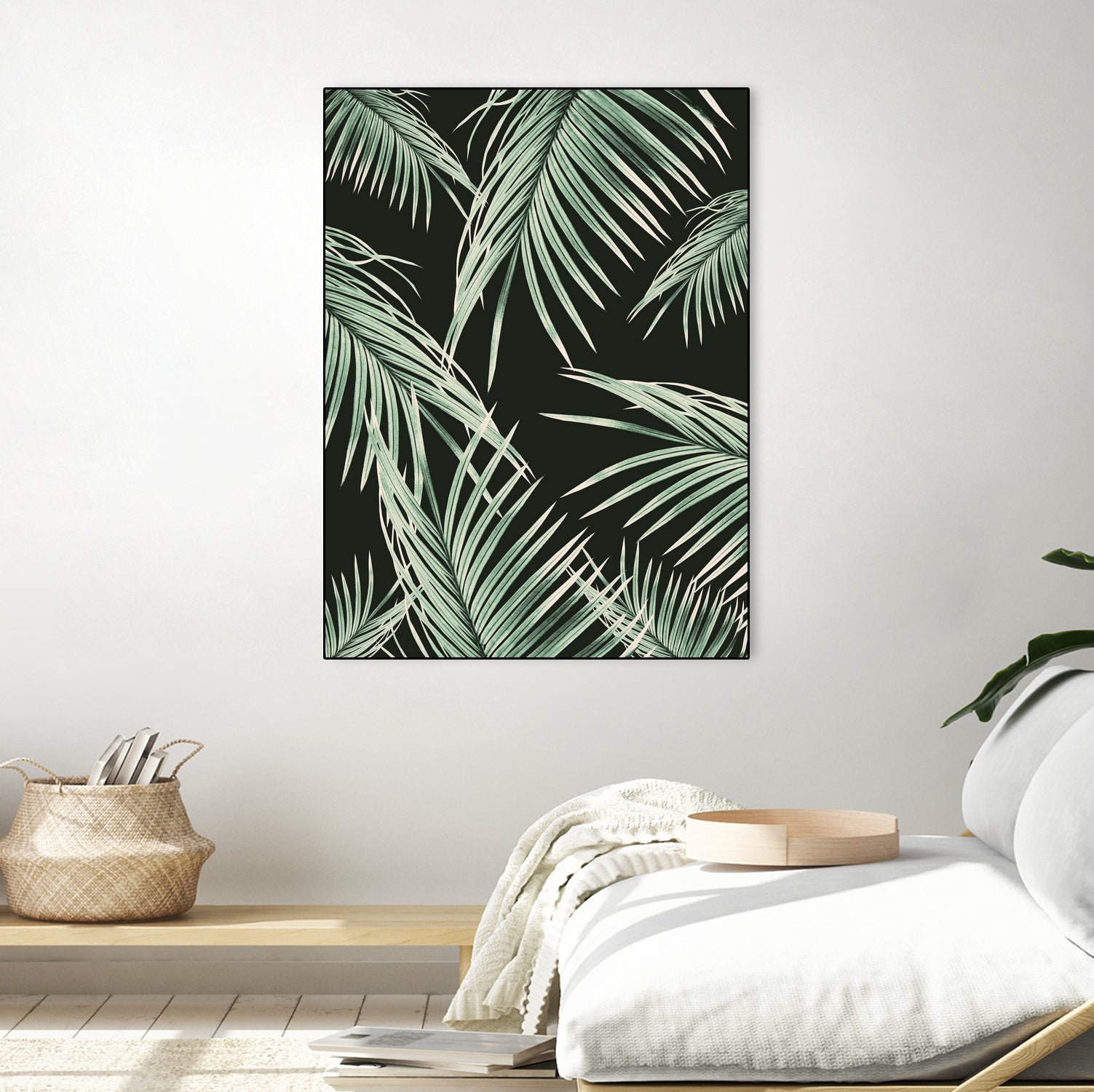 Green Palm Leaves Dream #1 by Anita & Bella Jantz on GIANT ART - green photo illustration