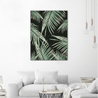 Green Palm Leaves Dream #1 by Anita & Bella Jantz on GIANT ART - green photo illustration