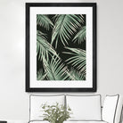 Green Palm Leaves Dream #1 by Anita & Bella Jantz on GIANT ART - green photo illustration