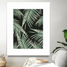 Green Palm Leaves Dream #1 by Anita & Bella Jantz on GIANT ART - green photo illustration