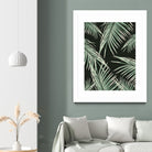 Green Palm Leaves Dream #1 by Anita & Bella Jantz on GIANT ART - green photo illustration