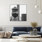 Water tower in Brooklyn by RENZO REBAGLIATI on GIANT ART - black photo illustration