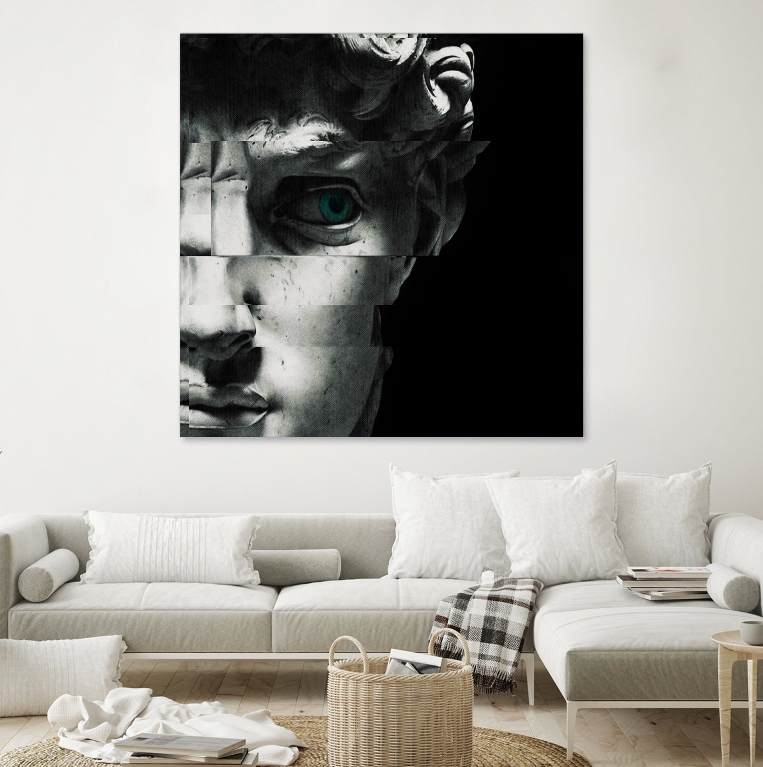 David's eye by Menelaos Trompoukis on GIANT ART - black digital painting