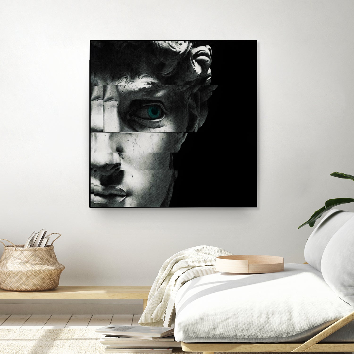 David's eye by Menelaos Trompoukis on GIANT ART - black digital painting