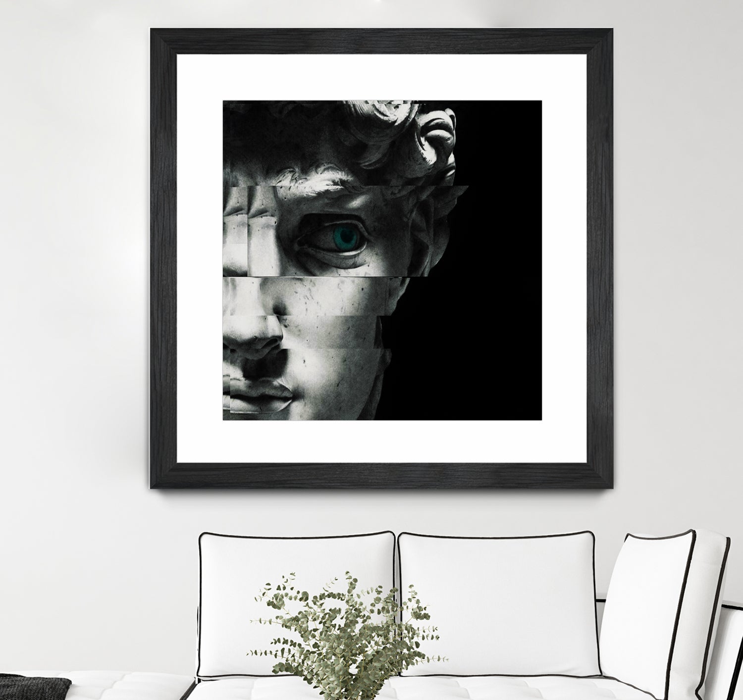 David's eye by Menelaos Trompoukis on GIANT ART - black digital painting