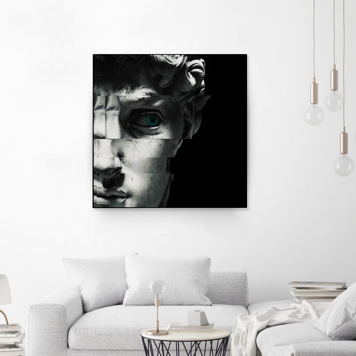 David's eye by Menelaos Trompoukis on GIANT ART - black digital painting